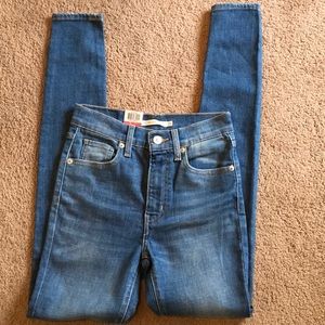 Levi's Mile High Super Skinny Women's Jeans Sz 25